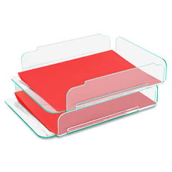 Alfred Music Stacking Letter Tray; 2-PK; 13 in. x 10.25 in. x 2.75 in.; CL-Green SW524488 - main